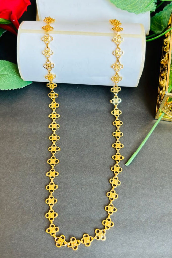 Aaviksha Gold Plated Long Chain