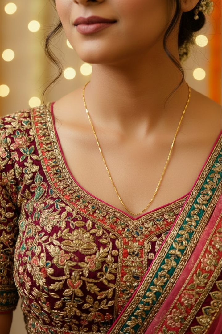 Mivan Gold Plated long chain