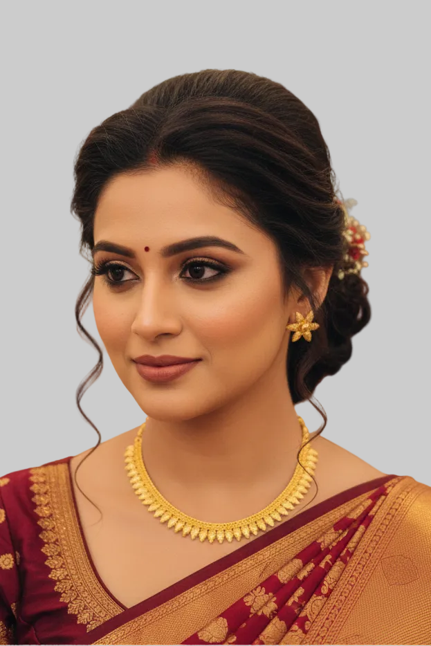 Patralekha Gold Plated Necklace Set
