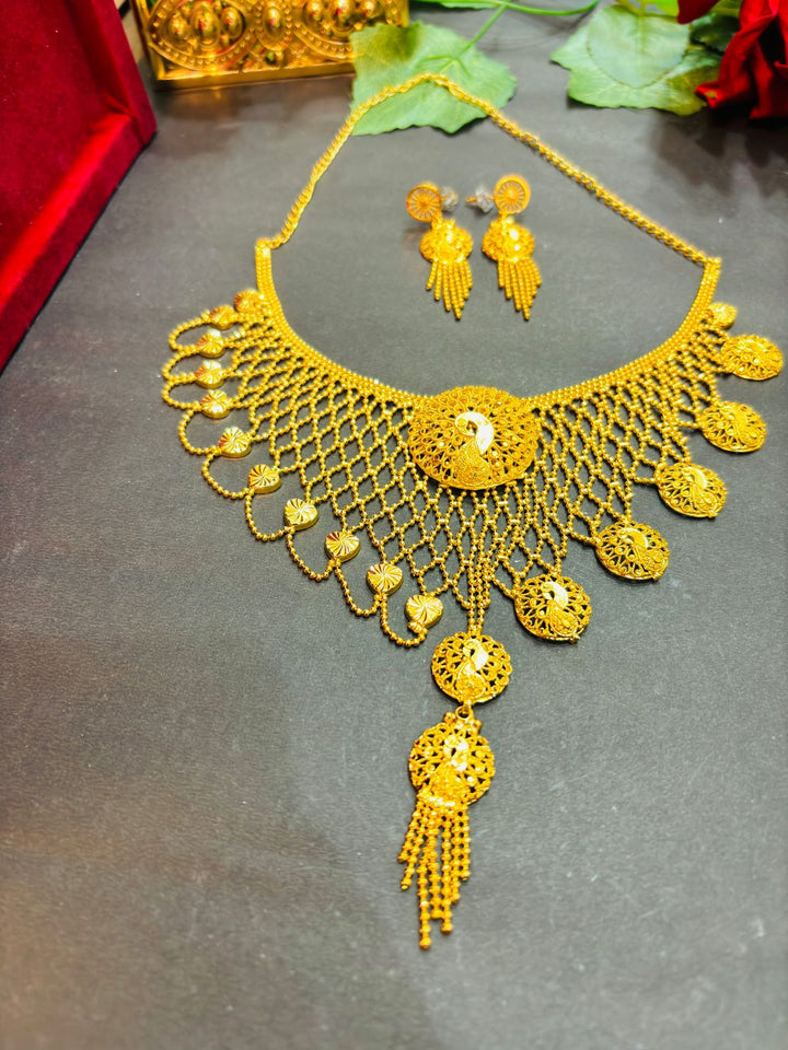 Rupamadhuri Gold Plated Necklace Set