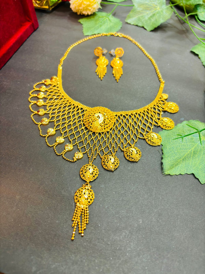 Rupamadhuri Gold Plated Necklace Set