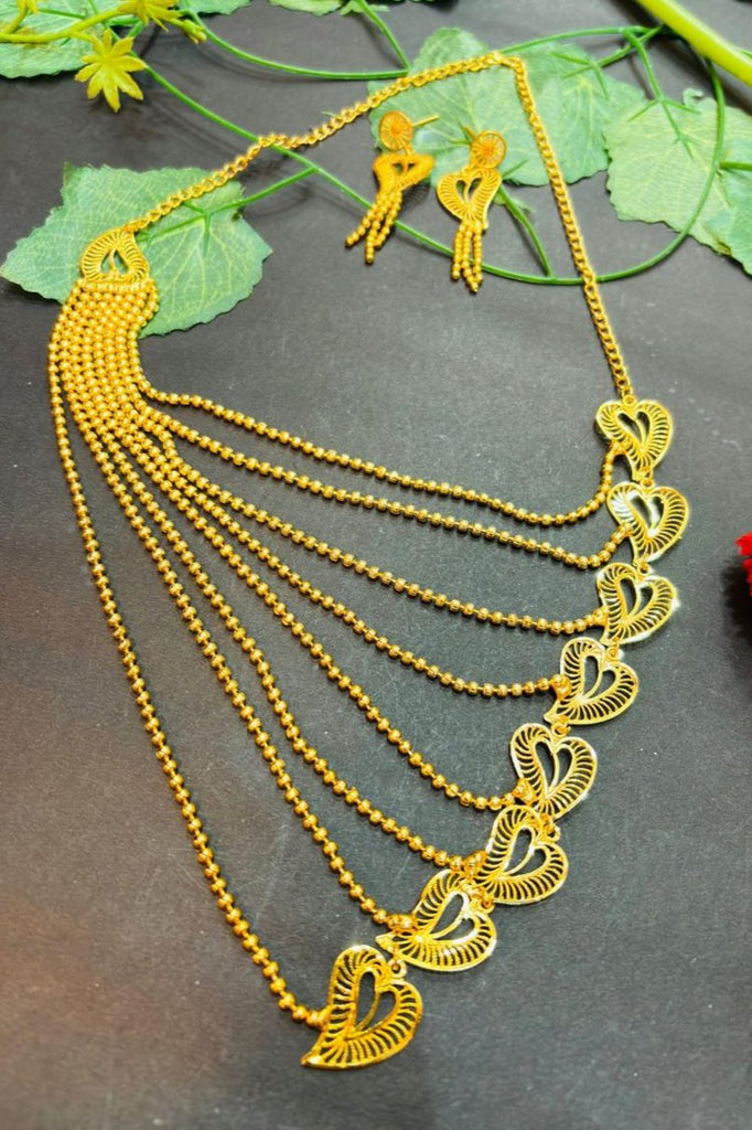 Divamalya Gold Plated Necklace Set