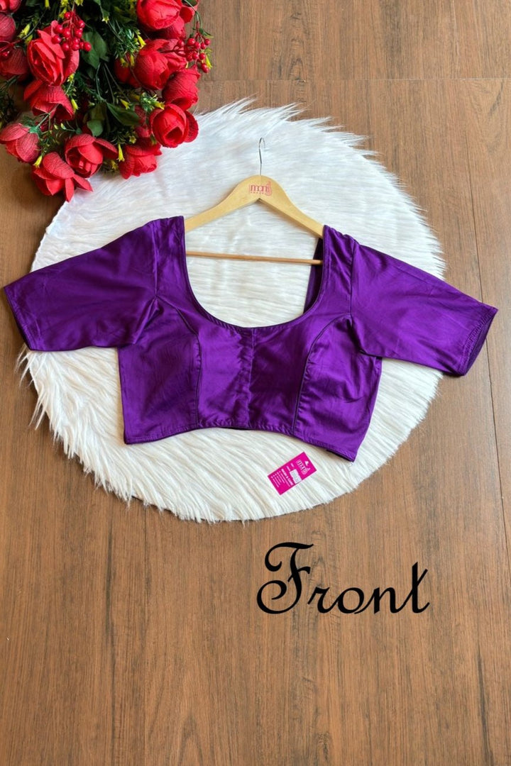 Single And Solid -Fancy Designer Blouse