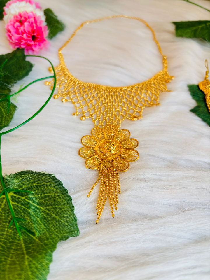 Rashika Gold Plated Necklace Set