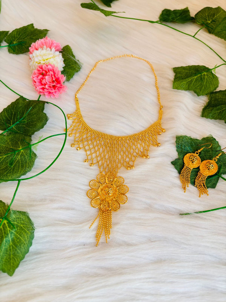 Rashika Gold Plated Necklace Set