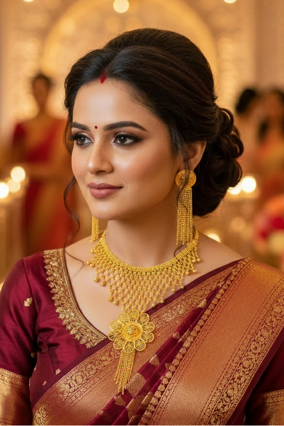 Rashika Gold Plated Necklace Set