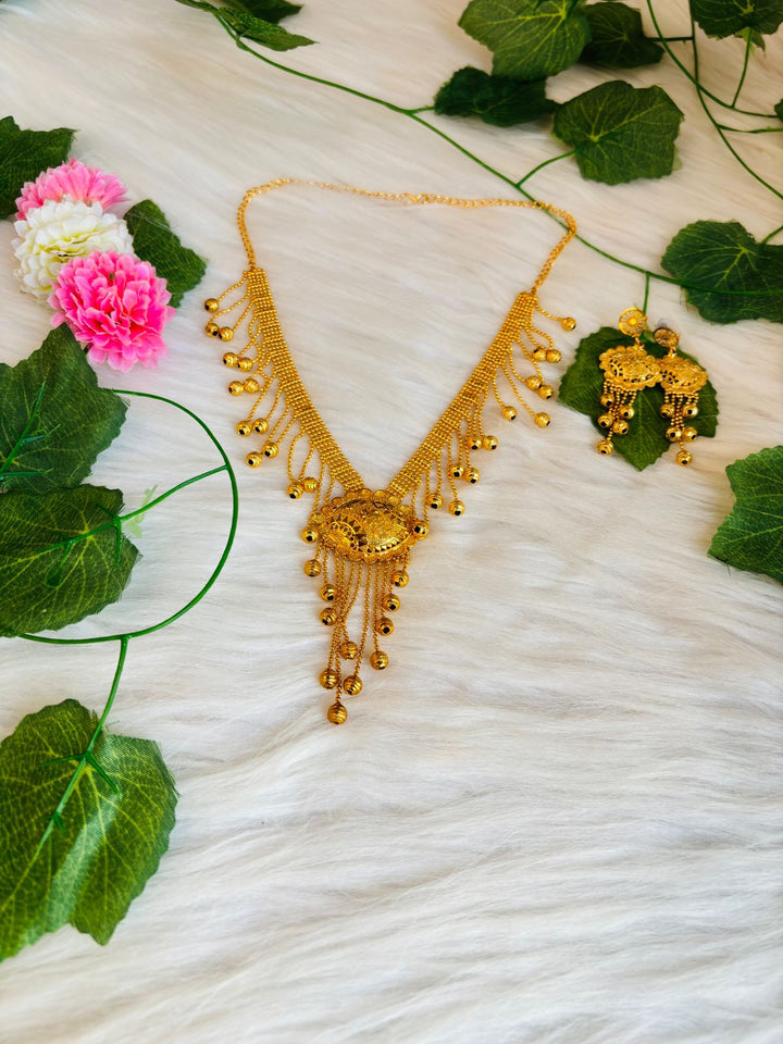 Shyamkumari Gold Plated Necklace Set