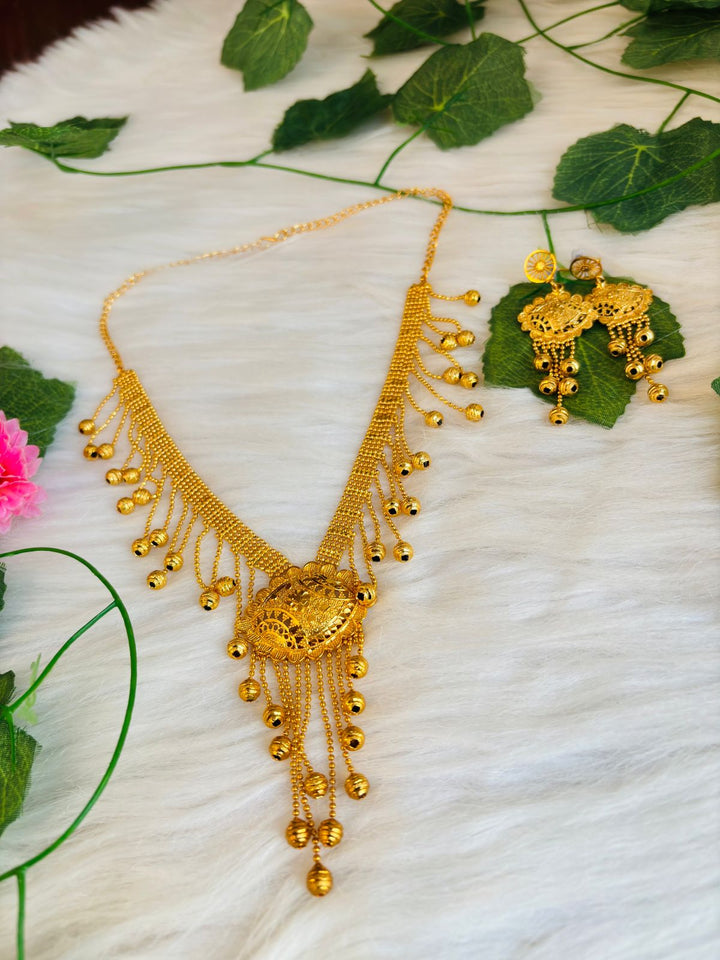 Shyamkumari Gold Plated Necklace Set