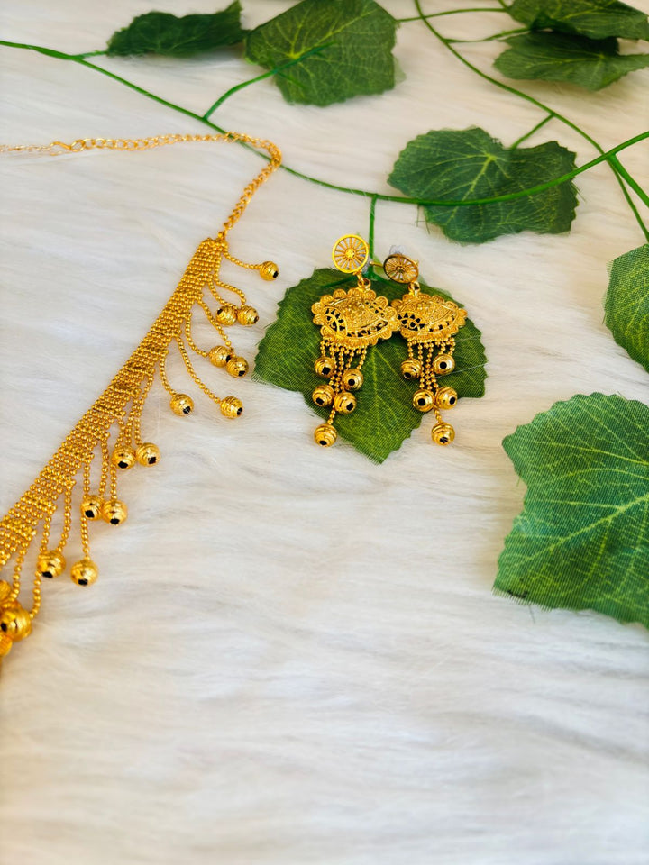 Shyamkumari Gold Plated Necklace Set