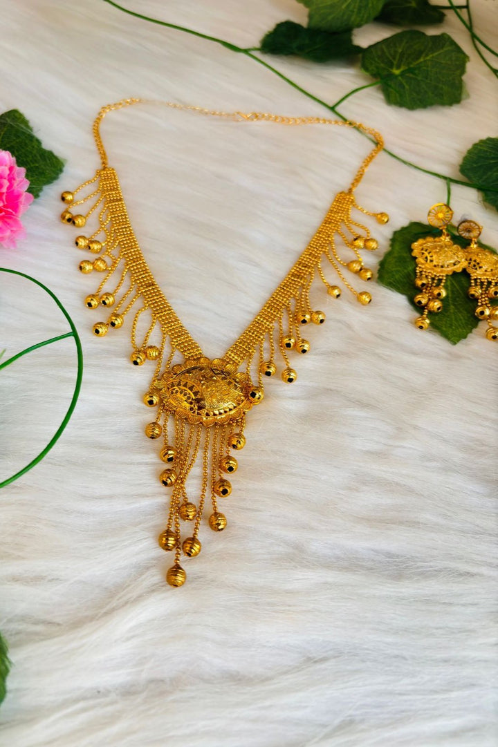 Shyamkumari Gold Plated Necklace Set