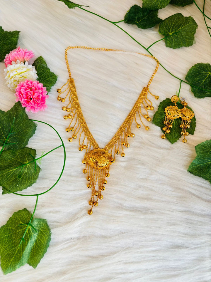 Shyamkumari Gold Plated Necklace Set