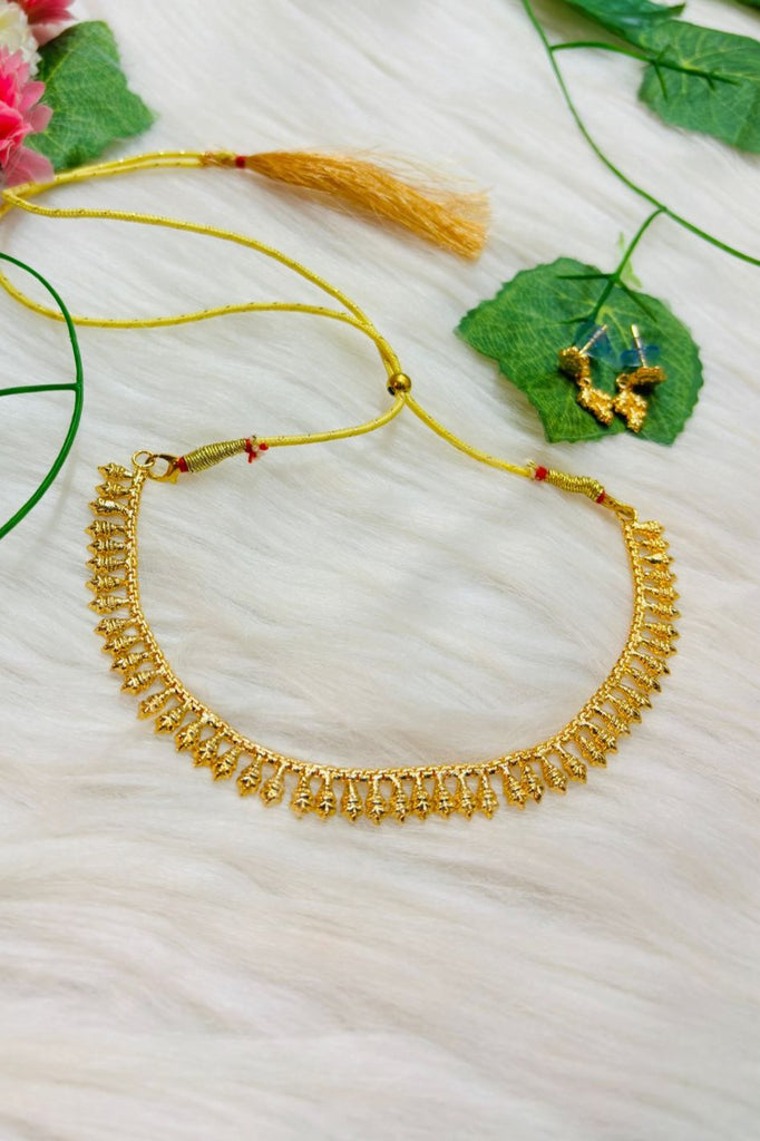 Pravasarakshika Gold Plated Necklace Set