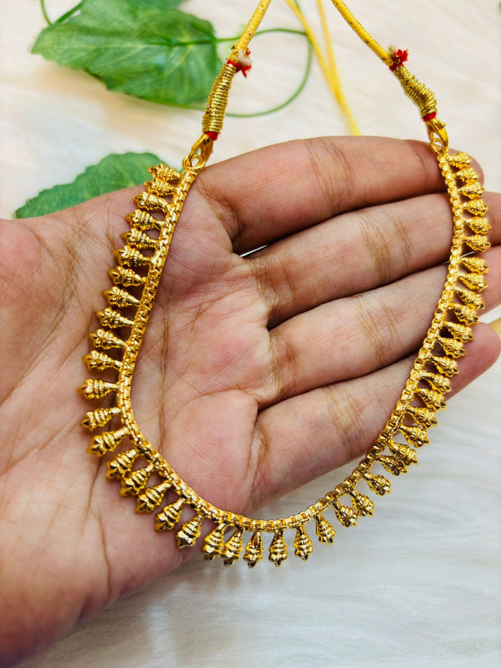 Pravasarakshika Gold Plated Necklace Set