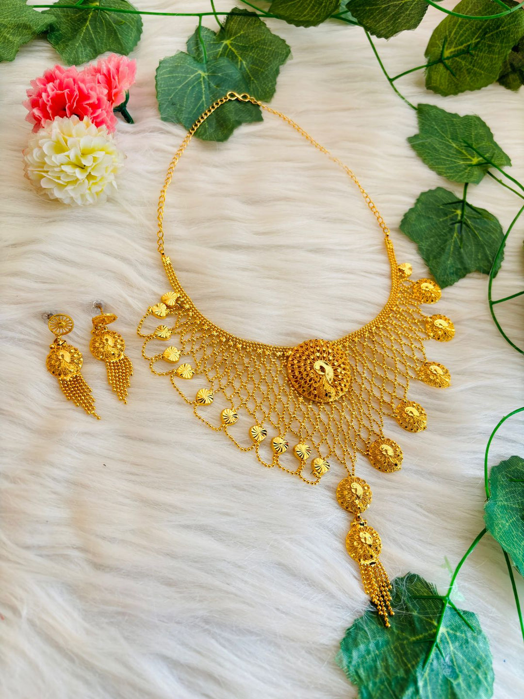 Rupamadhuri Gold Plated Necklace Set