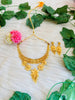 Golden Flower-Plated Necklace set