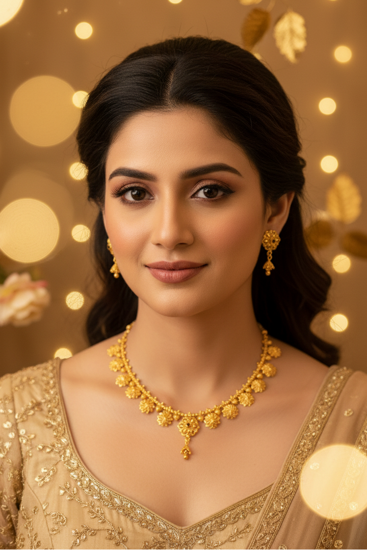 Golden Touch- Gold Plated Necklace Set