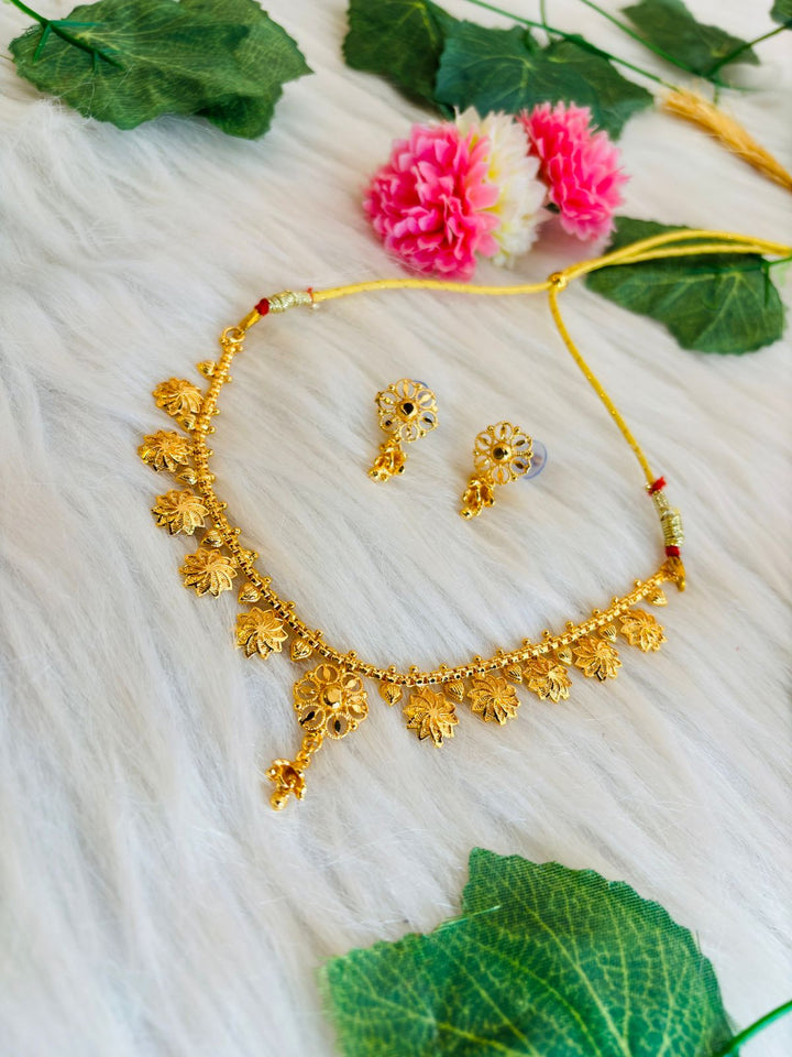 Golden Touch- Gold Plated Necklace Set