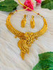 Royal Queen-  Gold Plated Necklace Set