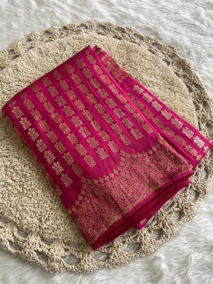 My Happy Color Fancy Silk Saree