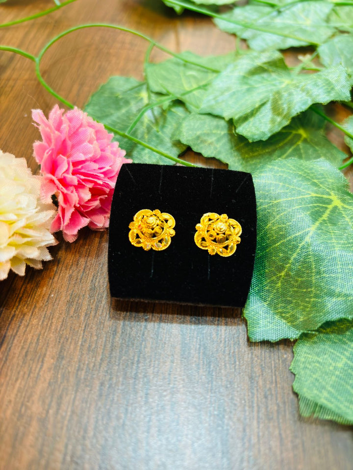 Refreshing Look-  Gold Plated Earrings