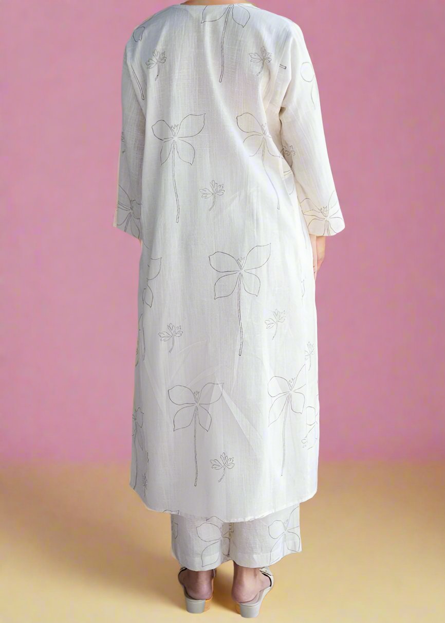 Glory Of Woods Cotton Kurti Set