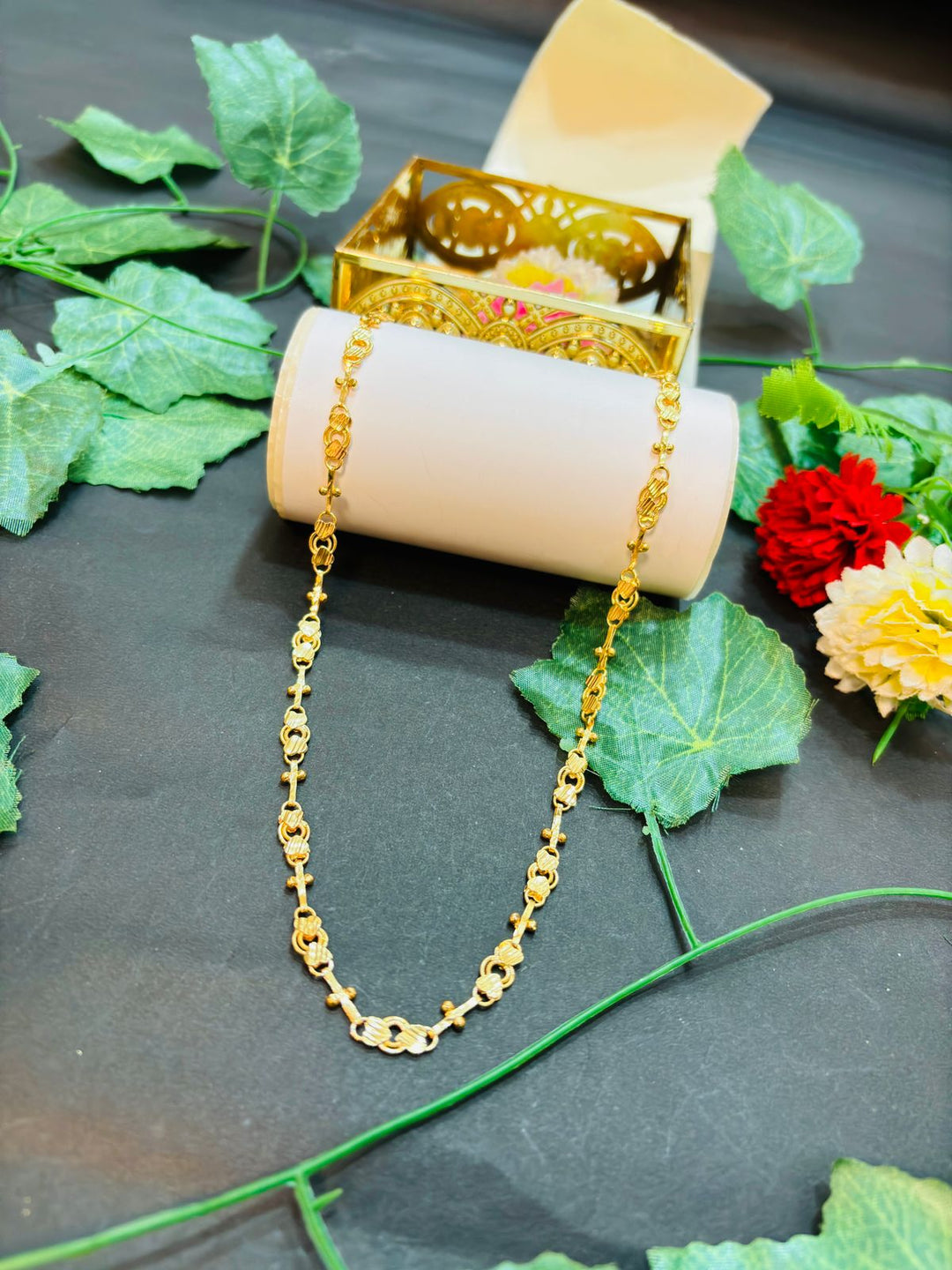 Experience The Luxury - Golden Plated Chain