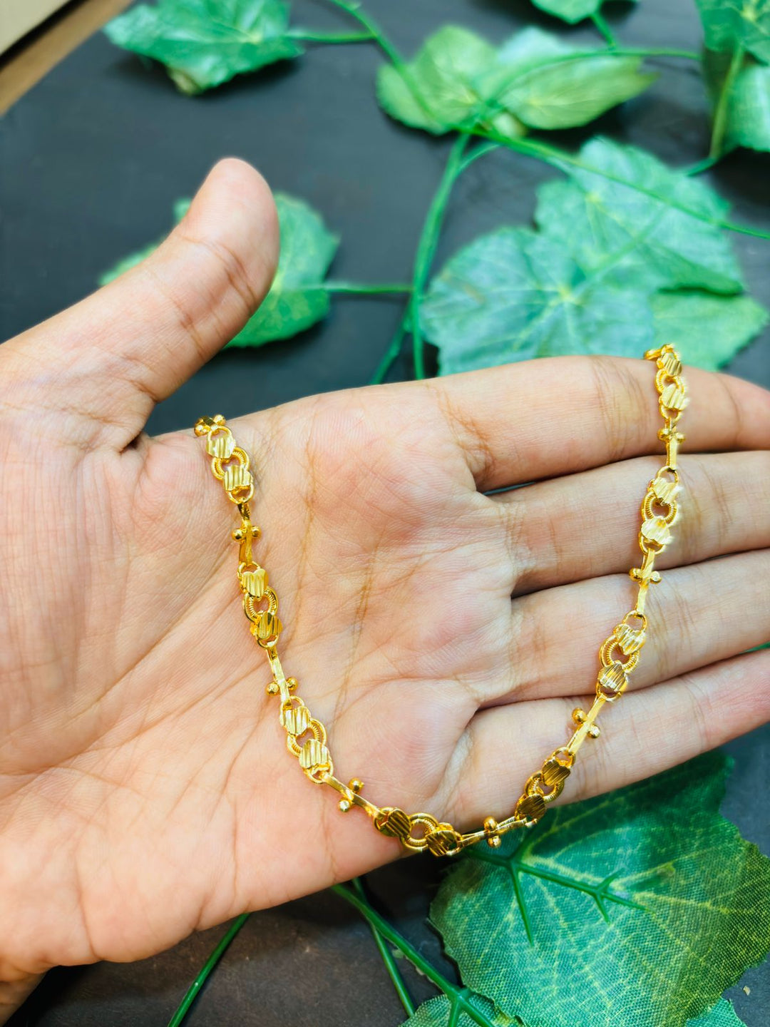 Experience The Luxury - Golden Plated Chain