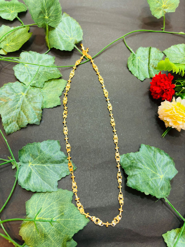 Experience The Luxury - Golden Plated Chain