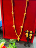 Jhumka Attached Gold Plated Necklace Set