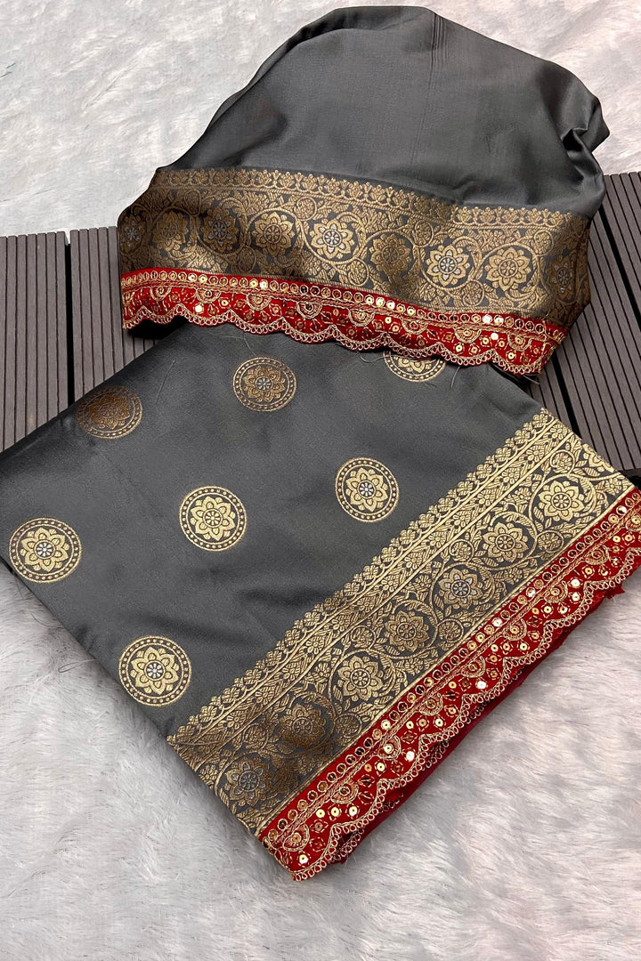 Misty Mornings khaddi Georgette Silk Saree