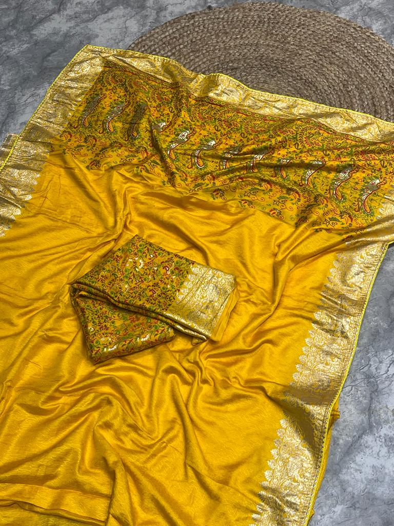 Drizzles Dazzles Designer Fancy Silk Saree