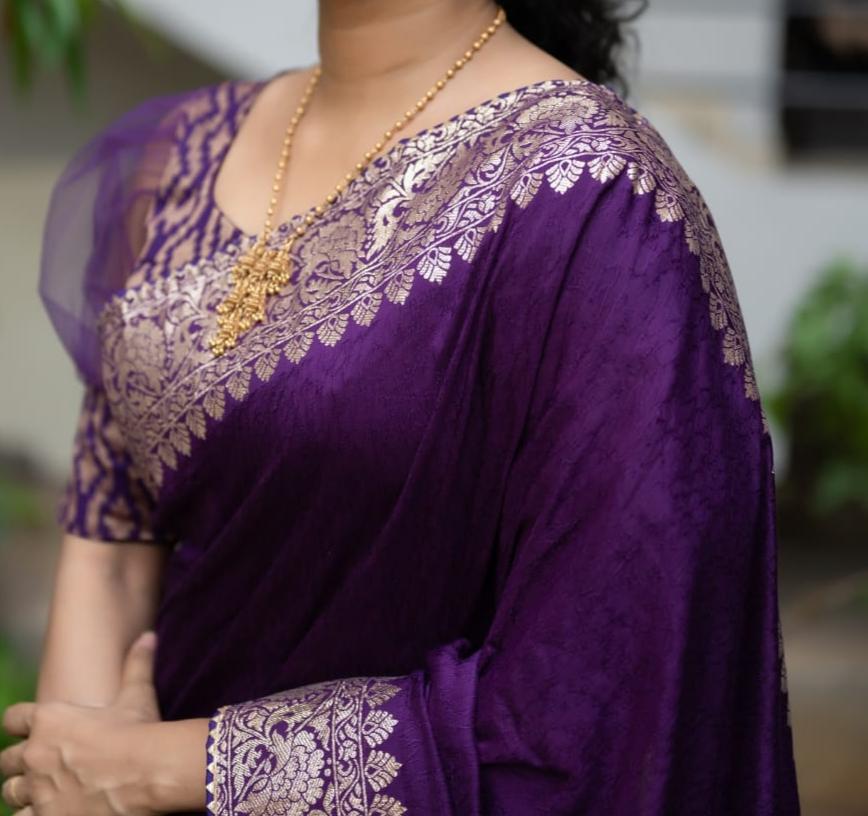 Drizzles Dazzles Designer Fancy Silk Saree