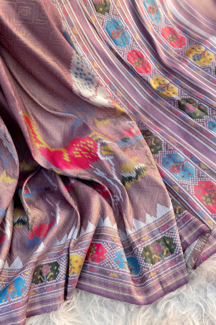 Yards Of culture Mushru Satin Silk Saree