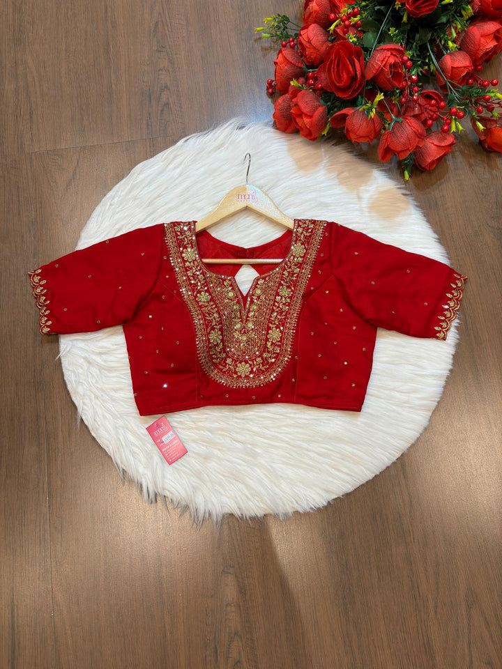 Red Grace Designer Blouse