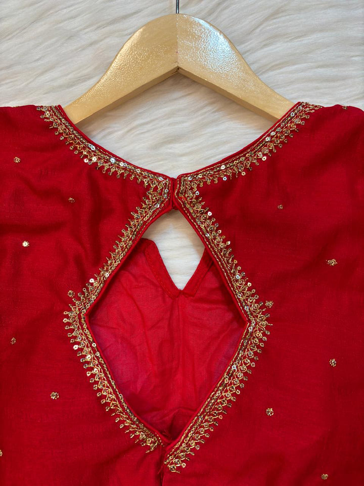 Red Grace Designer Blouse