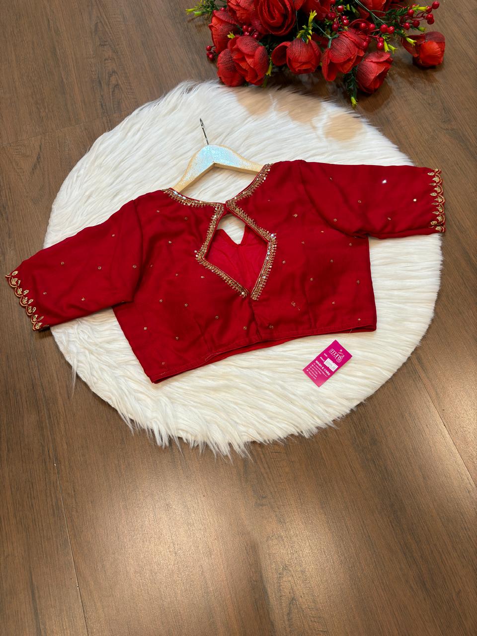 Red Grace Designer Blouse