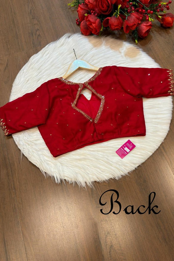 Red Grace Designer Blouse