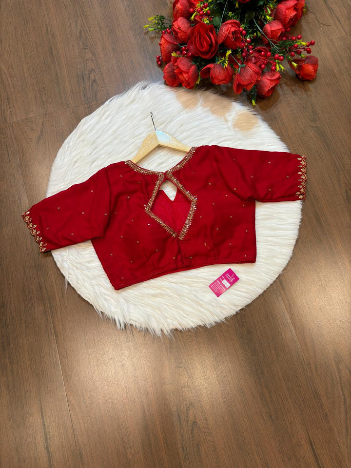 Red Grace Designer Blouse