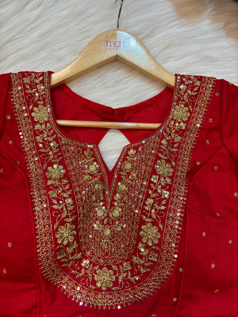 Red Grace Designer Blouse