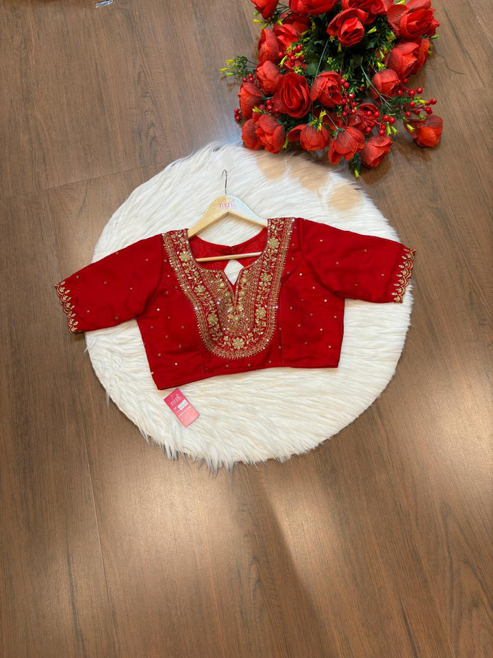 Red Grace Designer Blouse