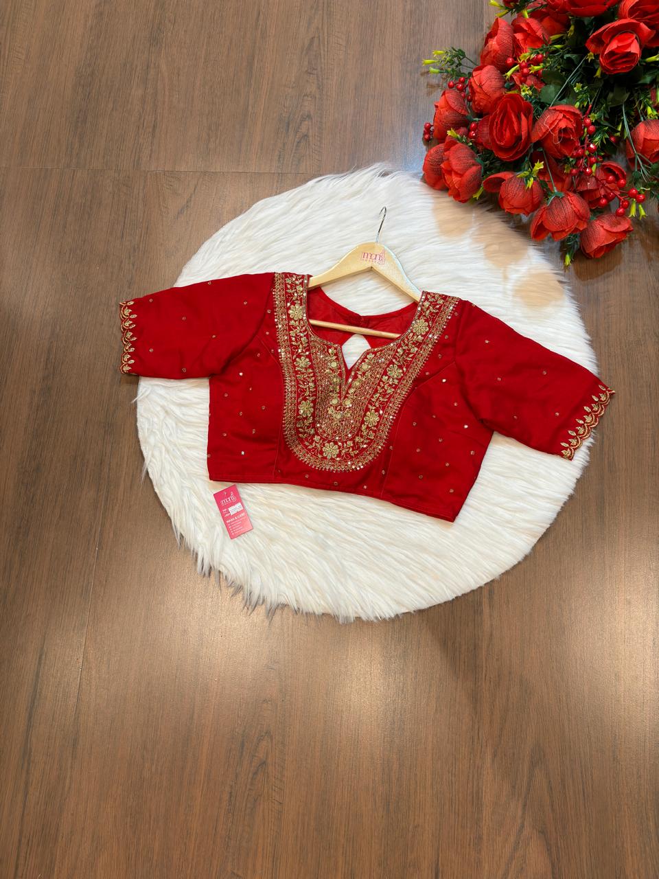 Red Grace Designer Blouse