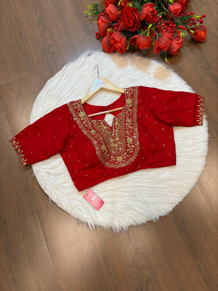 Red Grace Designer Blouse