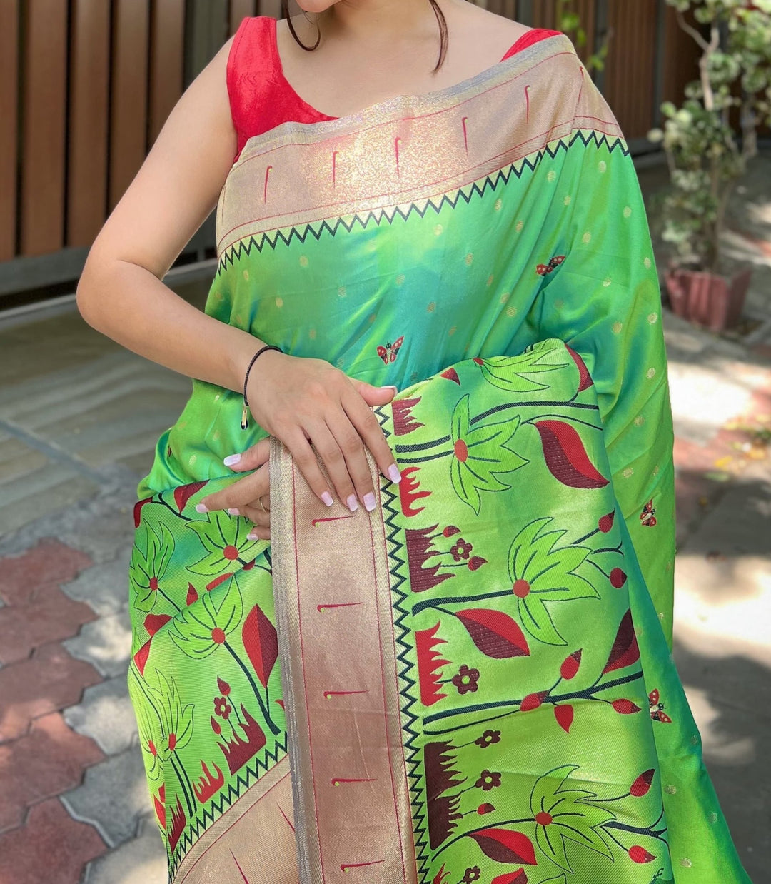 Heritage With Pride Designer Banarasi Paithani Saree