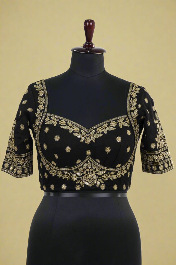 Divine Shine Vichitra Silk Blouse