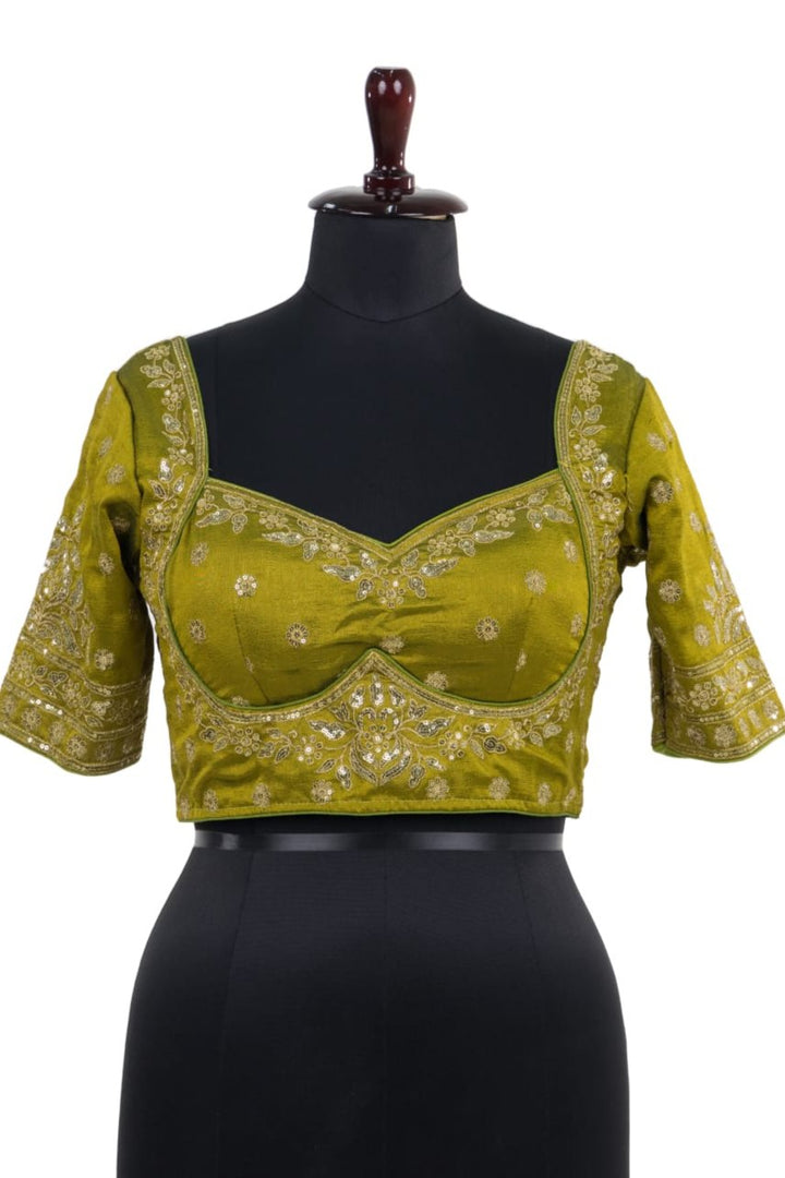 Divine Shine Vichitra Silk Blouse