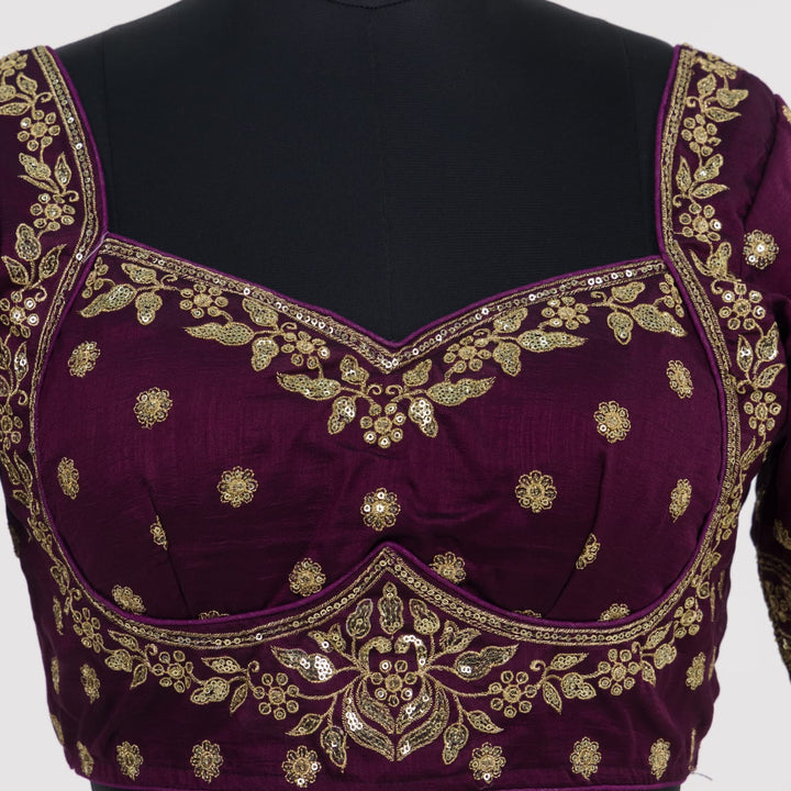 Divine Shine Vichitra Silk Blouse