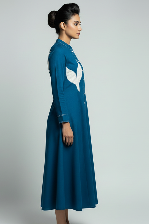 Leaves Story Cotton One Piece Dress