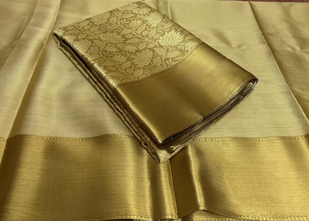 The Golden Lily Banarasi Tissue Silk Saree