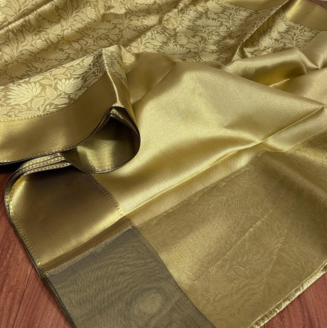 The Golden Lily Banarasi Tissue Silk Saree