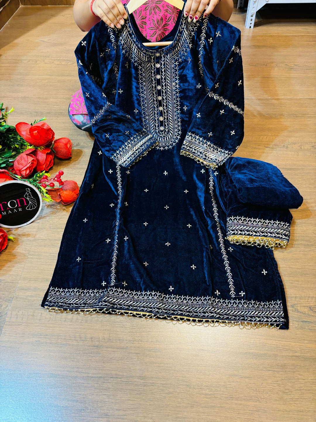 Royal Velvet kurti set